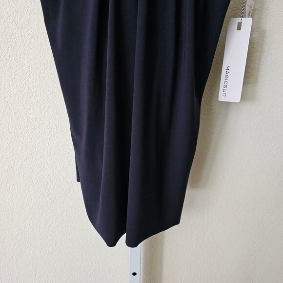 NWT MAGICSUIT Black Parker Underwire Tummy Control Convertible Swim Dress Sz 12 - Picture 8 of 16